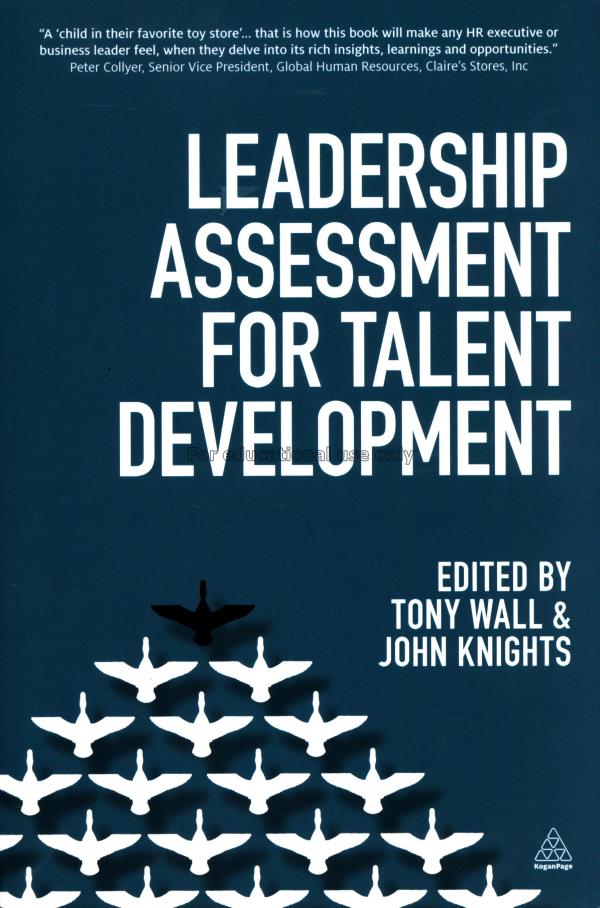 Leadership assessment for talent development / Ton...