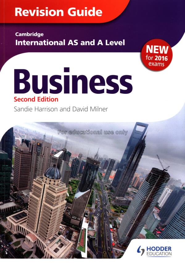 Cambridge international AS/A level business revisi...