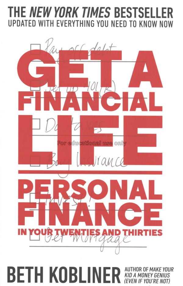 Get a financial life : personal finance in your tw...