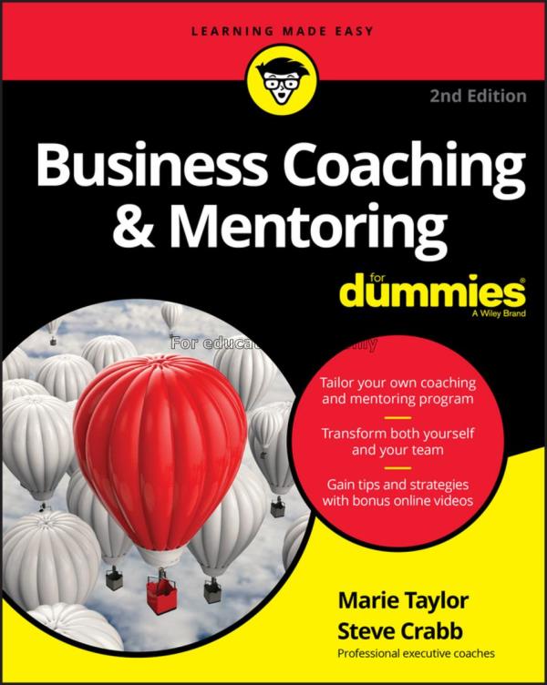 Business coaching and mentoring for dummies / Mari...