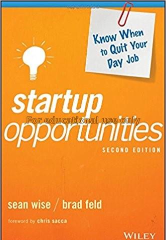 Startup opportunities :know when to quit your day ...