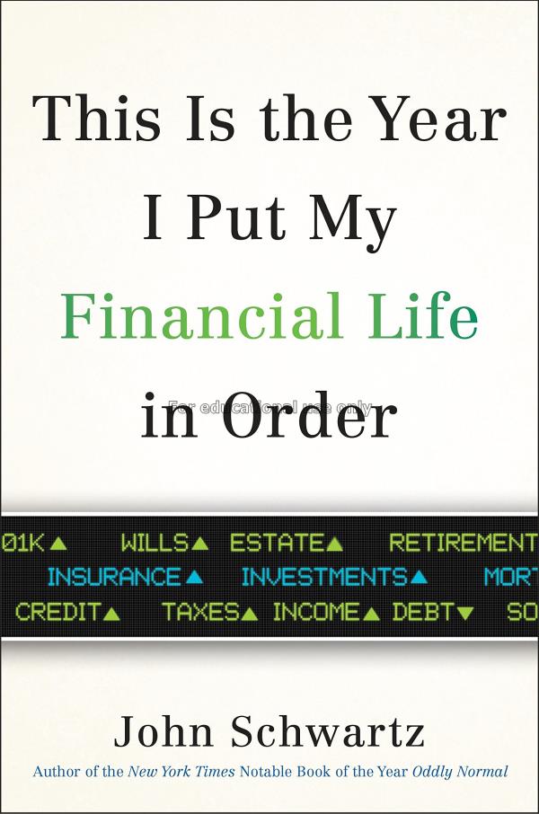 This is the year I put my financial life in order ...