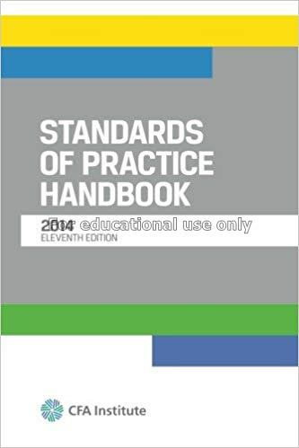 Standards of practice handbook eleventh edition 20...
