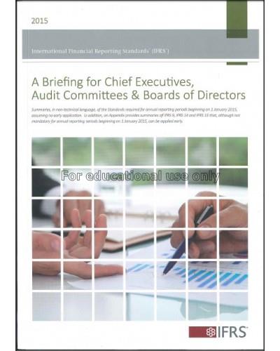 IFRS a briefing for chief executives, audit commit...