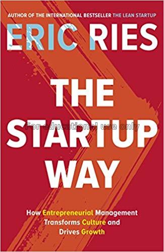 The startup way : how entrepreneurial management t...