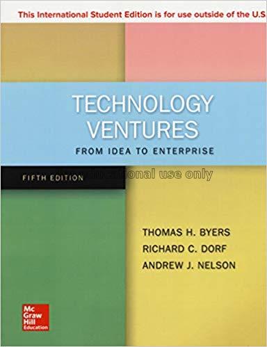 Technology ventures :  from idea to enterprise /  ...