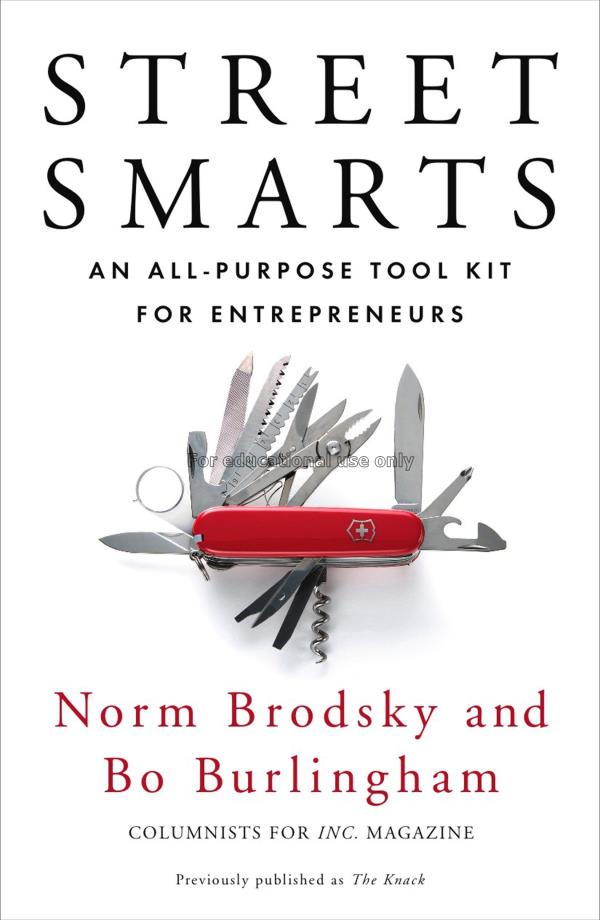 Street smarts :an all-purpose took kit for entrepr...