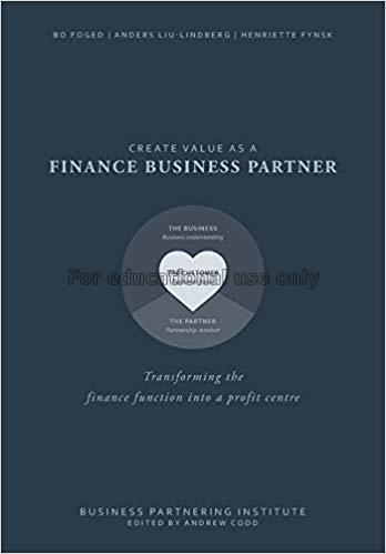 Create value as a finance business partner : trans...