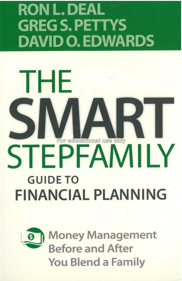 The smart stepfamily guide to financial planning :...