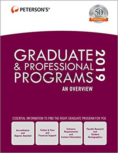 Graduate & professional programs: an overview 2019...