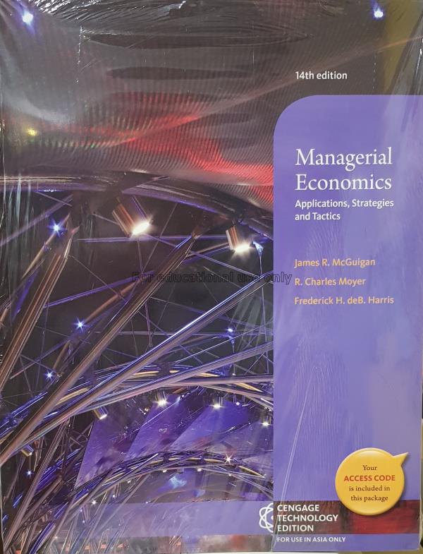 Managerial economics :  applications, strategy, an...