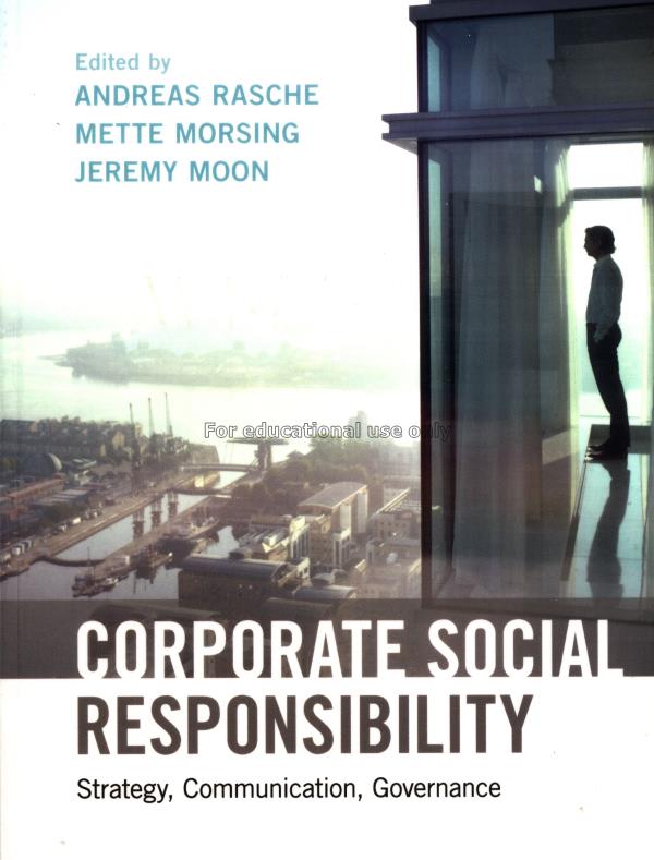 Corporate social responsibility :  strategy, commu...