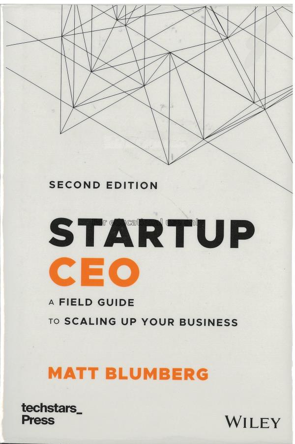 Startup CEO : a field guide to scaling up your bus...