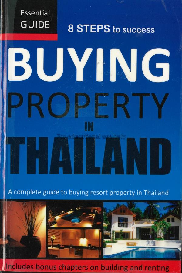  Buying property in Thailand : the essential guide...