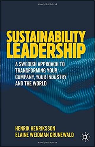 Sustainability leadership: a swedish approach to t...