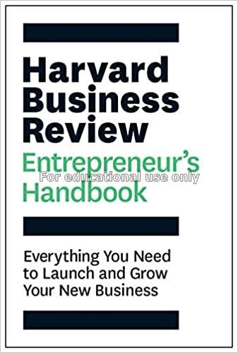 The Harvard Business Review entrepreneur's handboo...