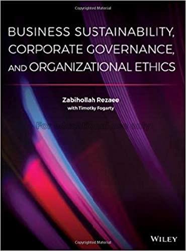 Business sustainability, corporate governance, and...