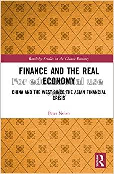 Finance and the real world :  China and the West s...