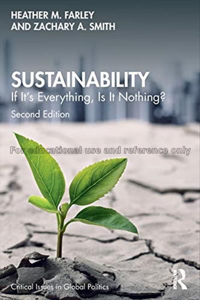 Sustainability : If It's Everything, Is It Nothing...
