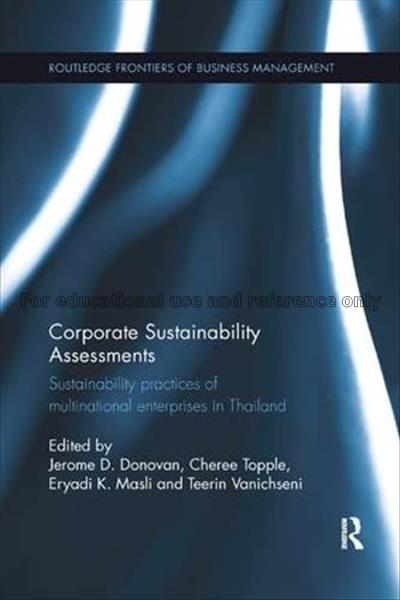 Corporate sustainability assessments : sustainabil...