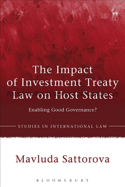 The impact of investment treaty law on host states...
