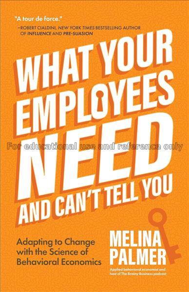 What your employees need and can't tell you : adap...