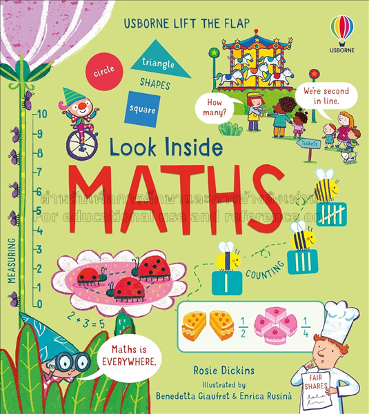 Look inside maths / written by Rosie Dickins ; Ill...