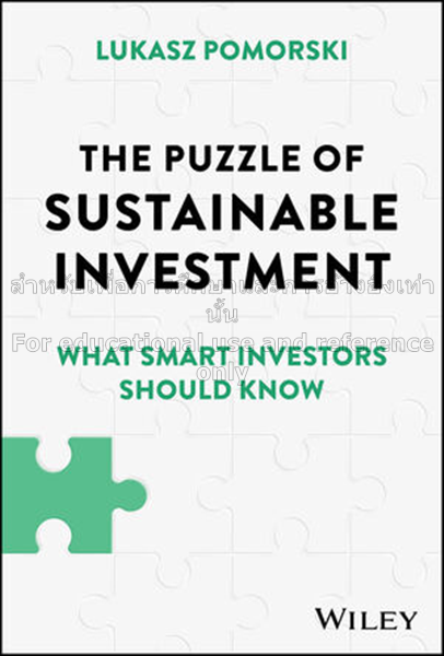 The puzzle of sustainable investment :  what smart...