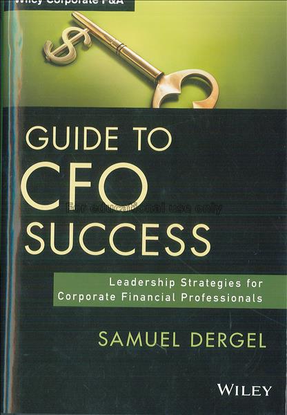 Guide to cfo success : leadership strategies for c...