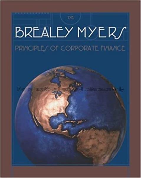 Principles of corporate finance / Richard A.Breale...