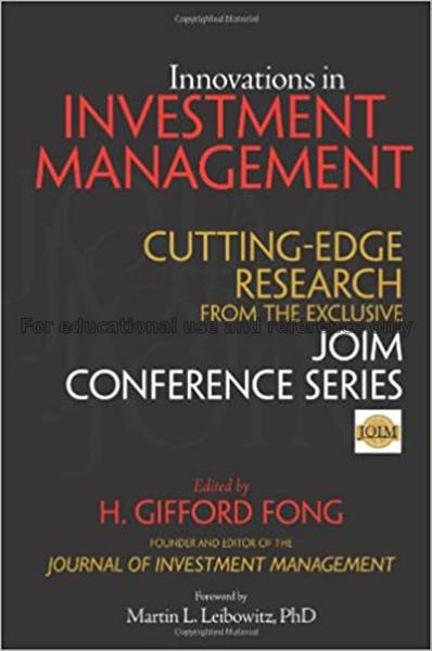 Innovations in investment management : cutting-edg...