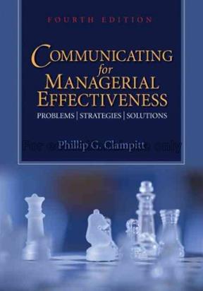 Communicating for managerial effectiveness : probl...