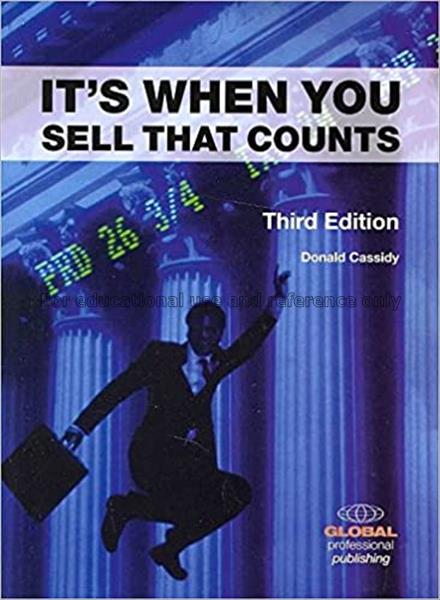 It's when you sell that counts / Donald L. Cassidy...