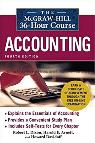 The McGraw-Hill 36-hour course : accounting / by R...