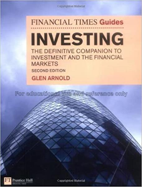 The financial times guide to investing : the defin...