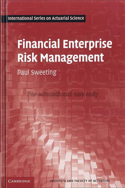 Financial enterprise risk management / Paul Sweeti...