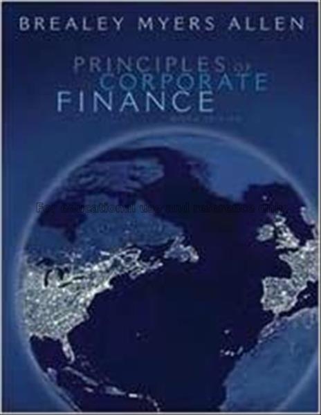 Principles of corporate finance / Richard A. Breal...