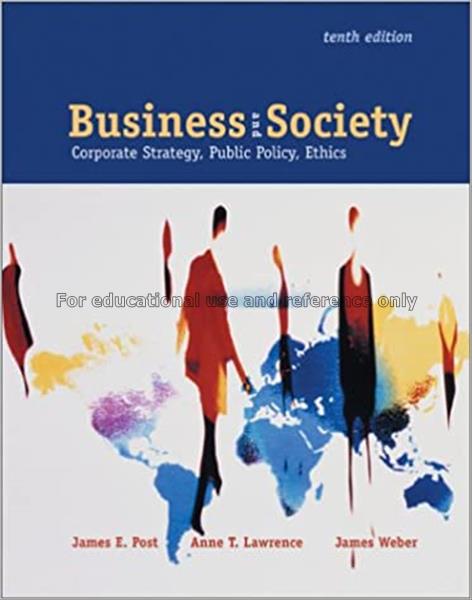 Business and society : corporate strategy, public ...