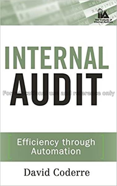 Internal audit : efficiency through automation / D...