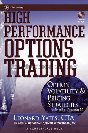 High performance options trading : option volatili...