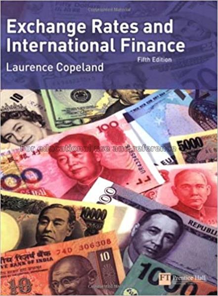 Exchange rates and international finance / Laurenc...