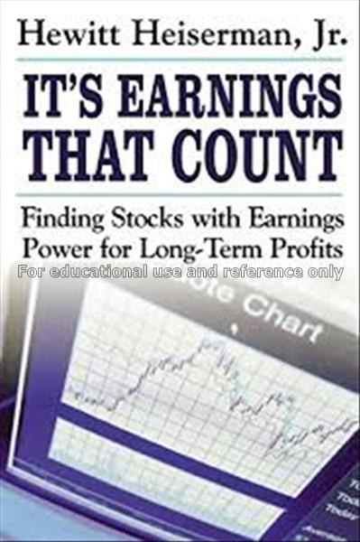 It's earnings that count : finding stocks with ear...