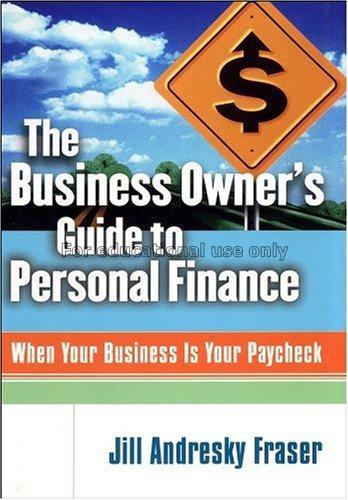 The business owner's guide to personal finance : w...
