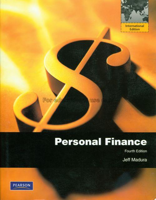 Personal finance / Jeff Madura...