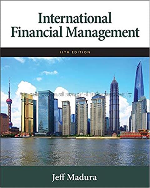 International financial management / Jeff Madura...