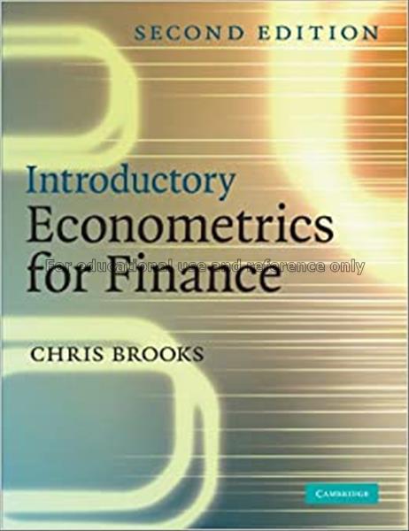 Introductory econometrics for finance / Chris Broo...