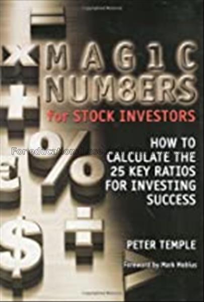 Magic numbers for stock investors : how to calcula...