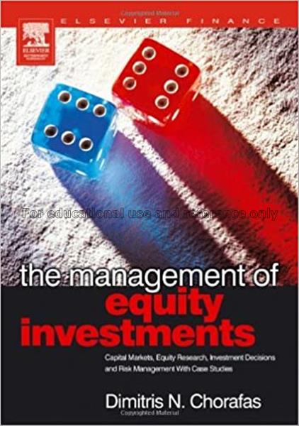 The management of equity investments : capital mar...
