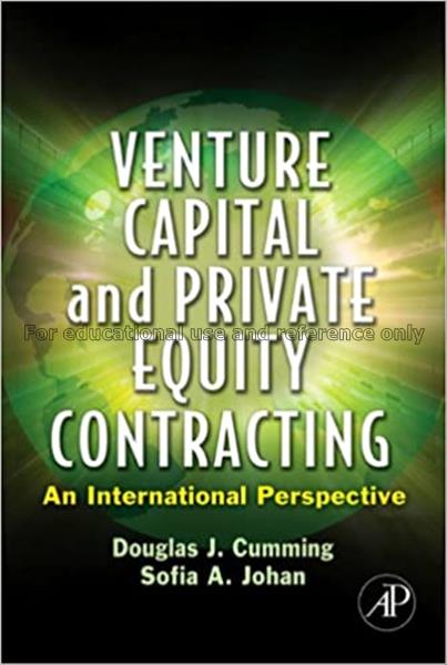 Venture capital and private equity contracting : a...