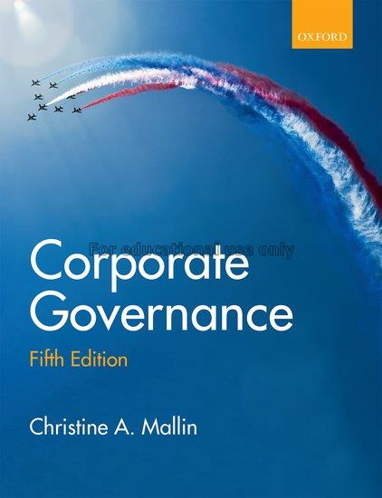 Corporate governance/ Christine A. Mallin...